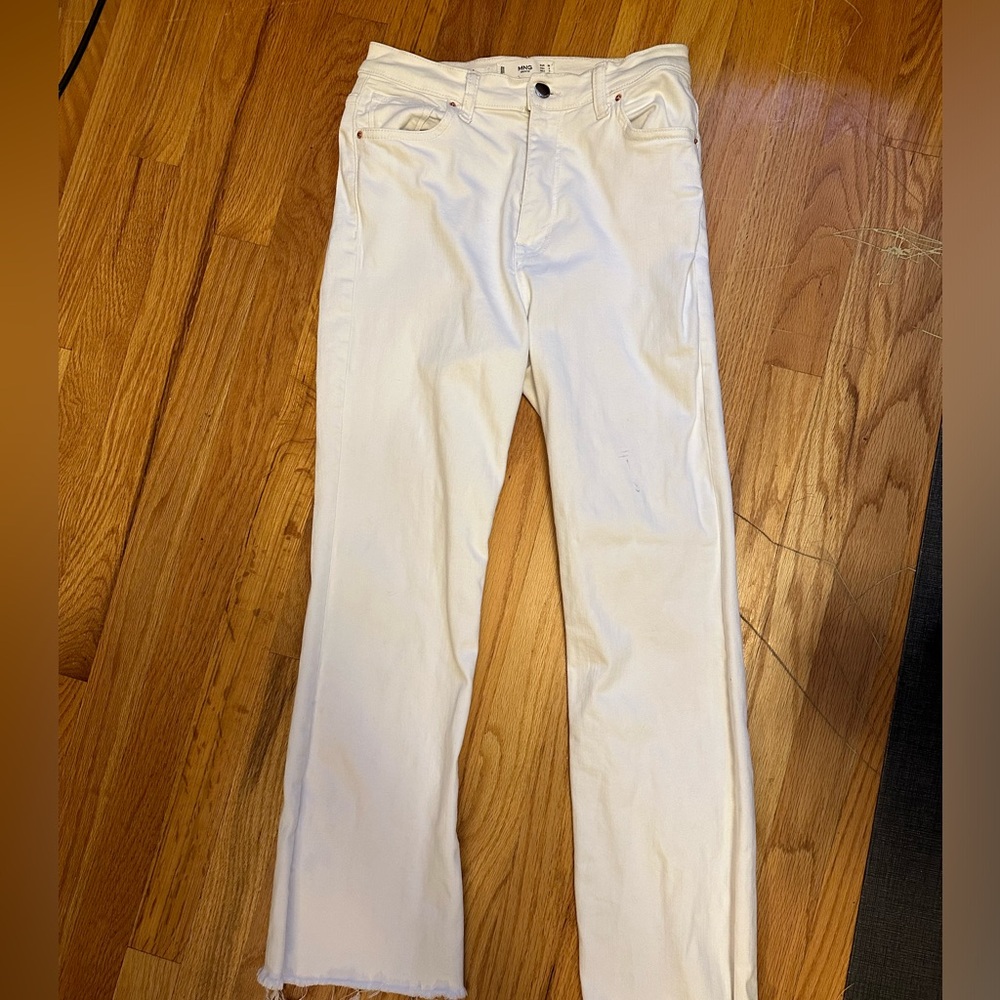 Mango White Skinny Jeans